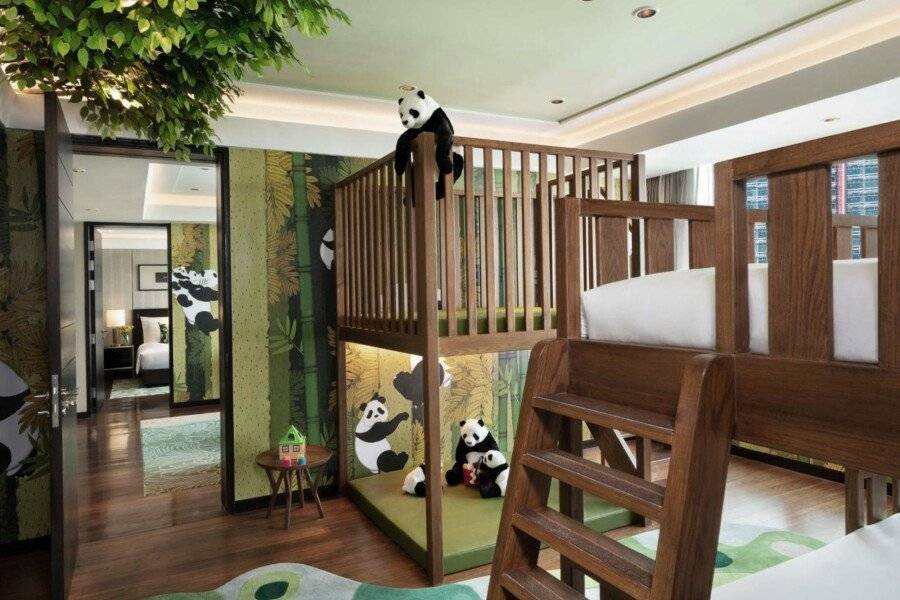 Siam Kempinski Hotel kids play area,hotel bedroom