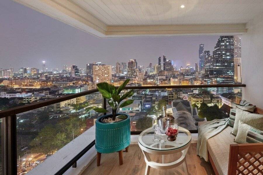 Mandarin Oriental, Bangkok balcony,ocean view