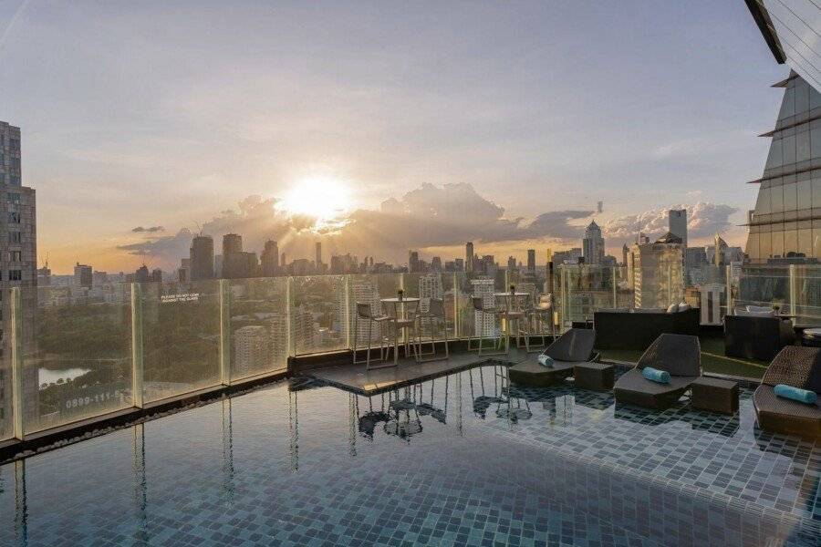 The Continent Hotel Sukhumvit  rooftop pool,ocean view