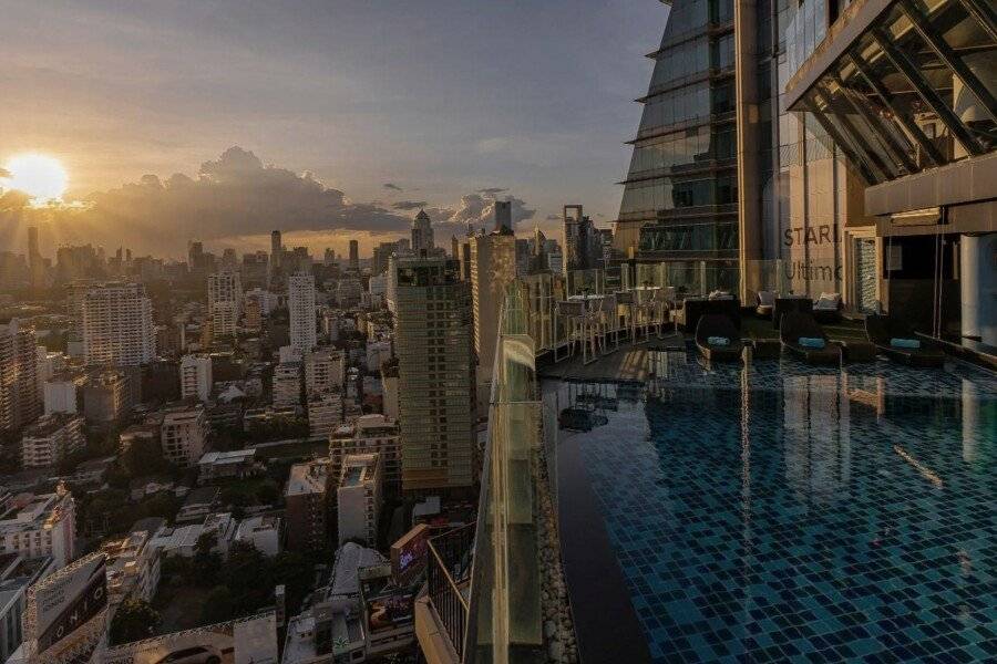 The Continent Hotel Sukhumvit  rooftop pool,ocean view