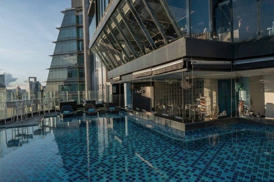 The Continent Hotel Sukhumvit  rooftop pool, outdoor pool