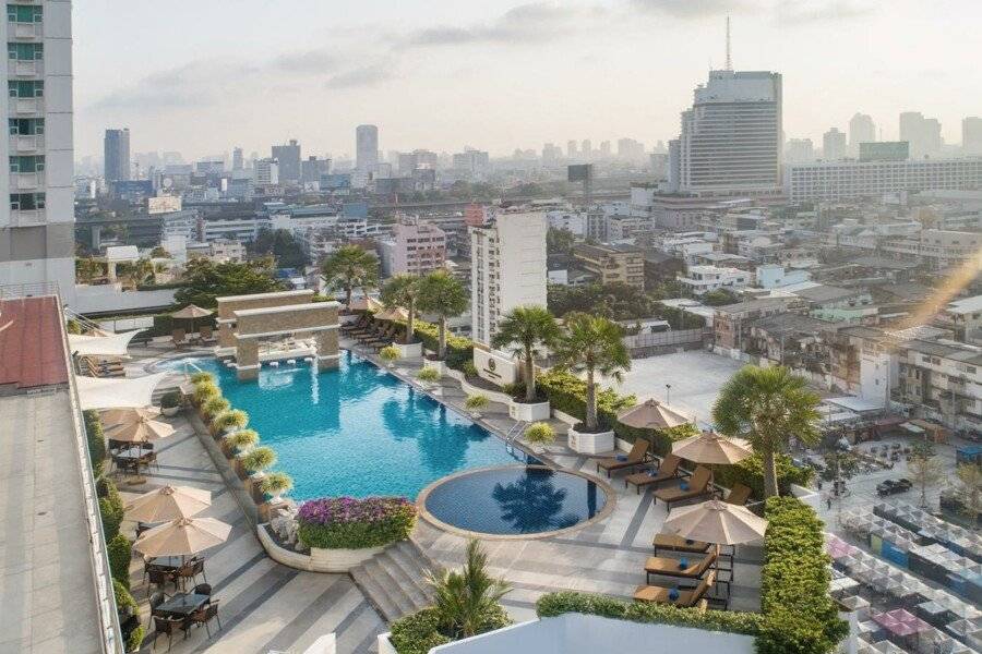 The Berkeley Hotel Pratunam - SHA Extra Plus rooftop pool,outdoor pool,spa,garden,ocean view