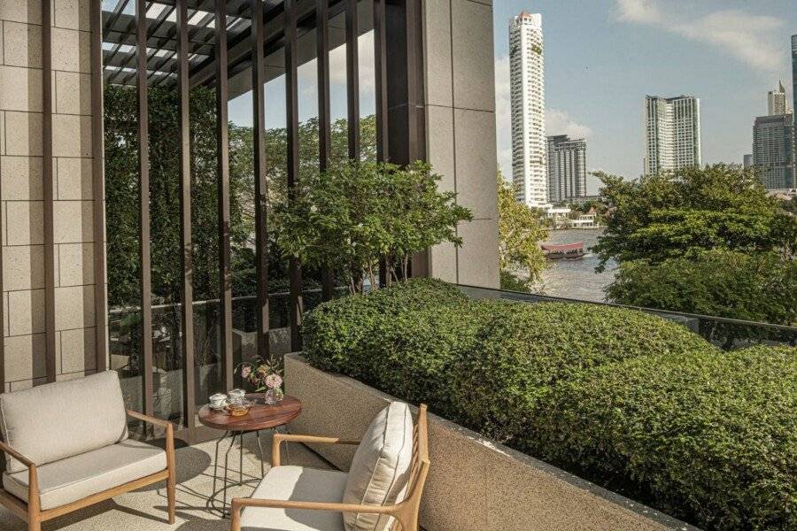 Four Seasons Hotel Bangkok at Chao Phraya River balcony,garden,ocean view