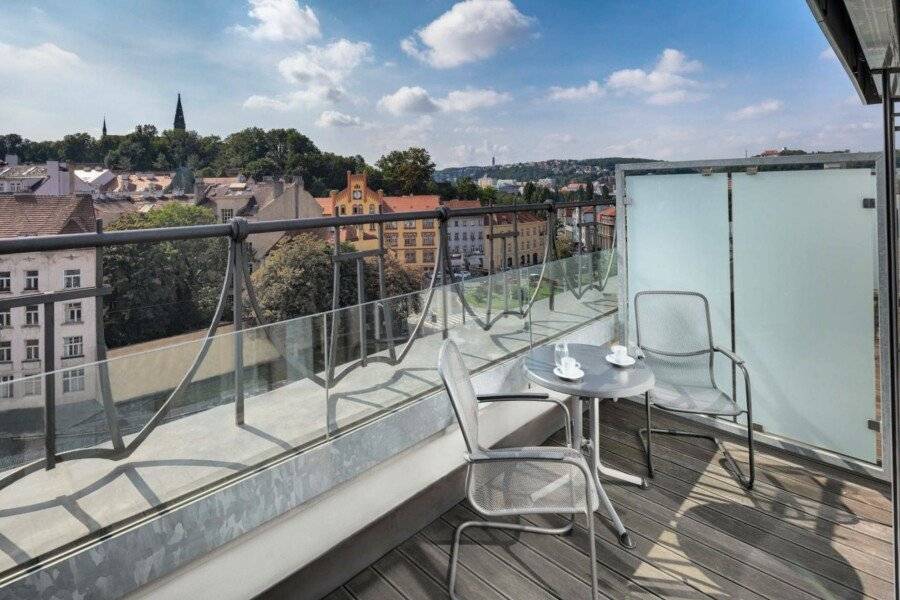 Hermitage Hotel Prague balcony,ocean view