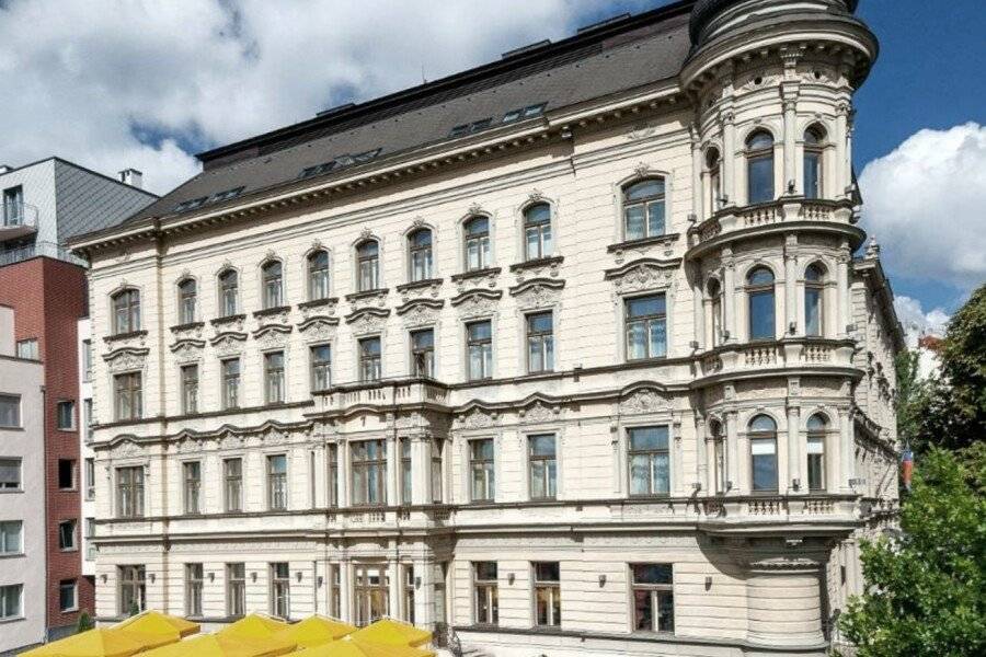 Le Palais Art Hotel Prague facade,restaurant,garden