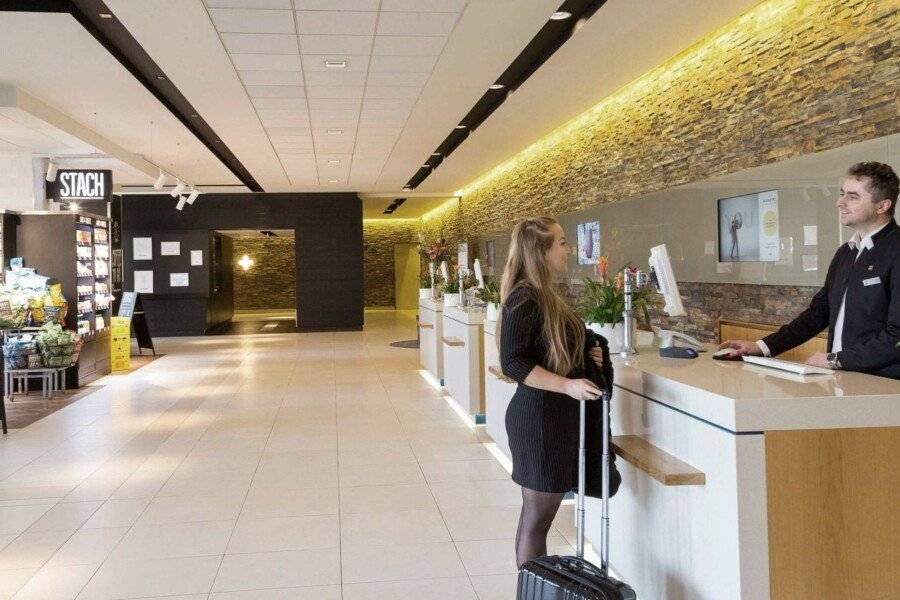 Novotel Amsterdam City lobby,front desk,