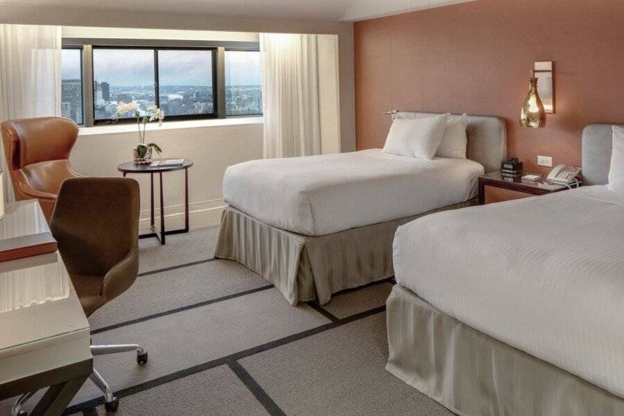 Millennium Hilton New York One UN Plaza hotel bedroom