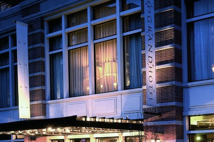 Soho Grand Hotel facade, hotel facade