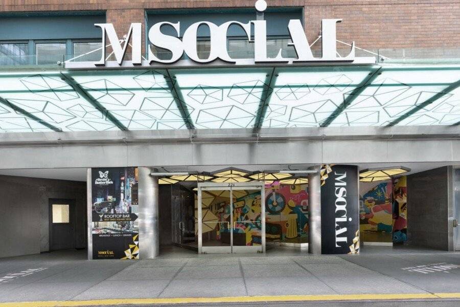 M Social Hotel Times Square facade