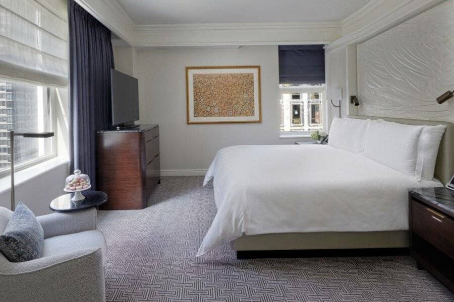 The Peninsula New York hotel bedroom