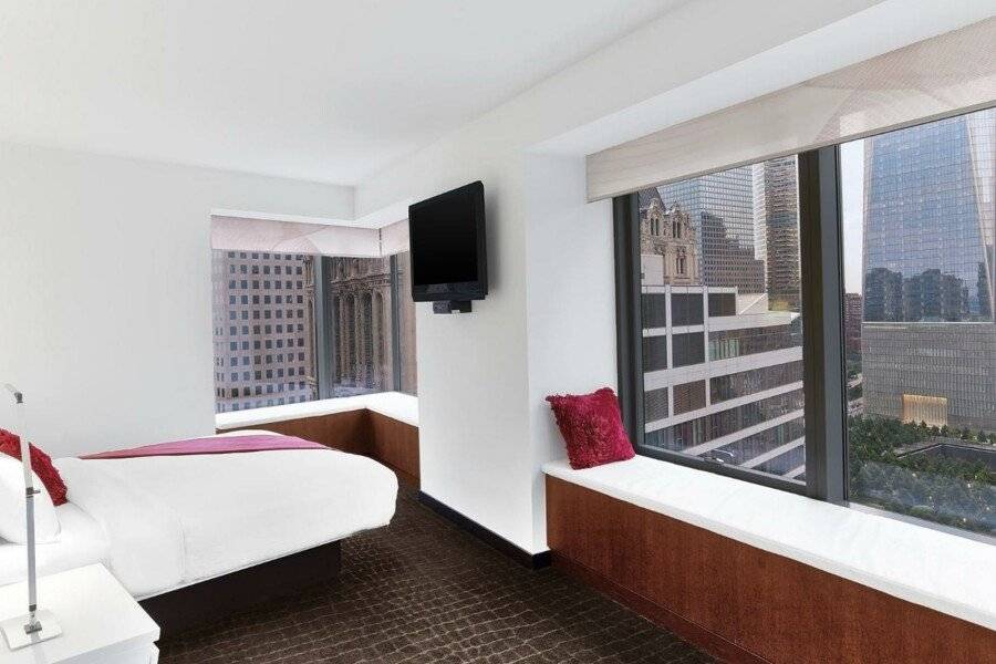 The Washington by LuxUrban hotel bedroom,city view,