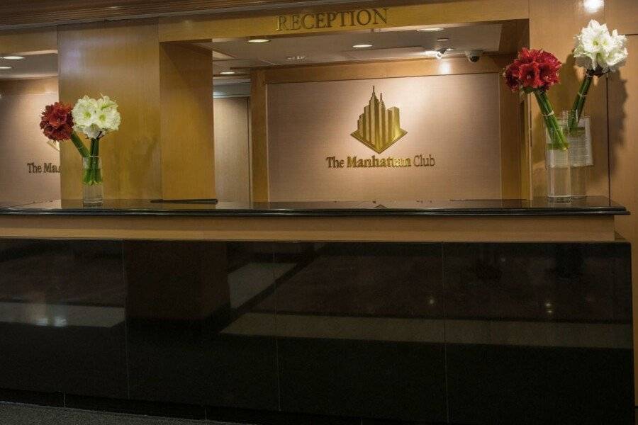 The Manhattan Club lobby,front desk,