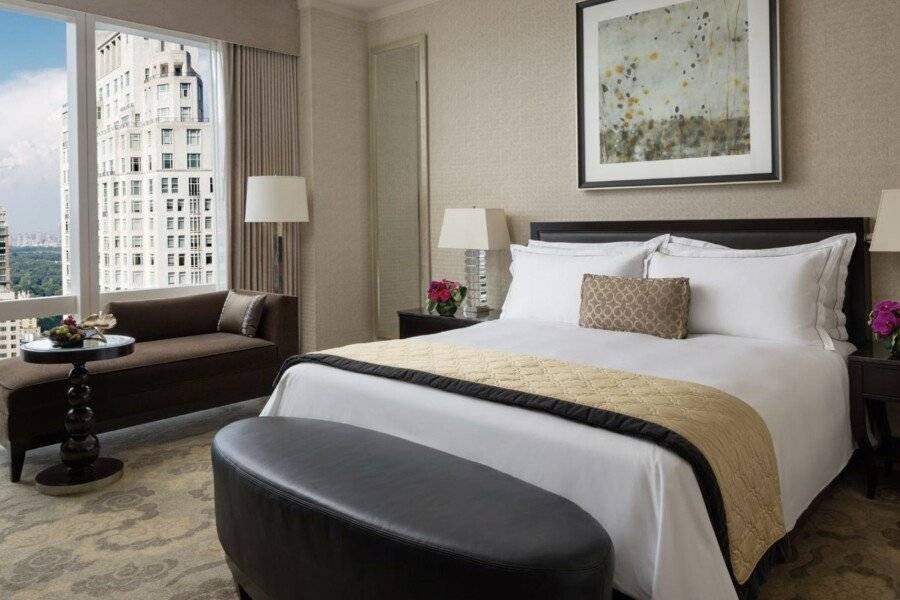 Mandarin Oriental, hotel bedroom,city view