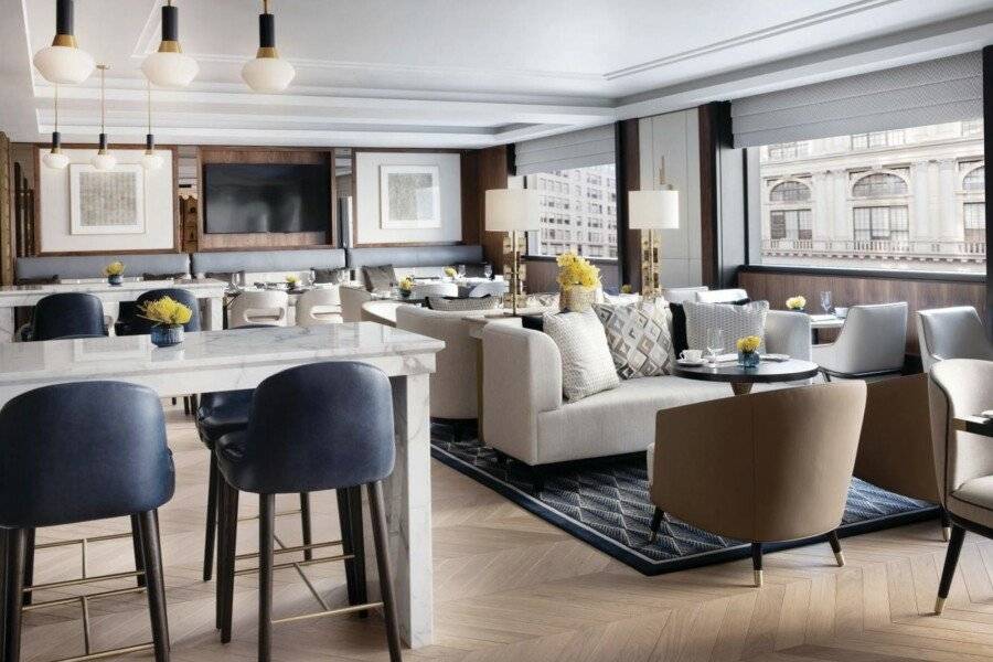 The Langham, New York, Fifth Avenue lounge