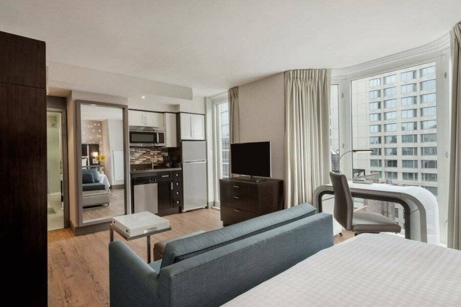 Homewood Suites Midtown Manhattan Times Square South hotel bedroom