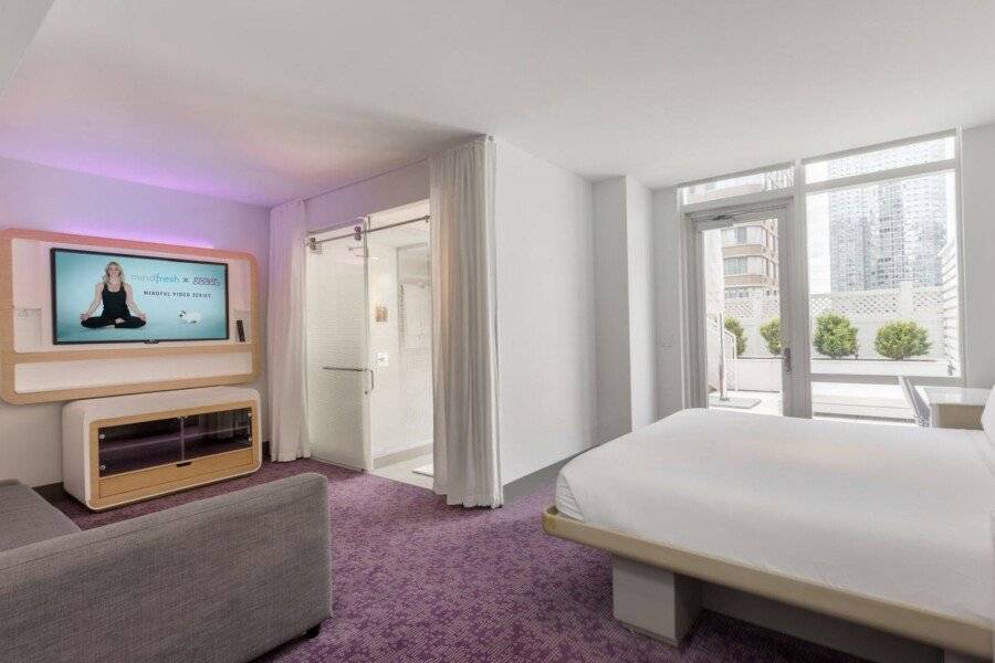 YOTEL New York Times Square hotel bedroom