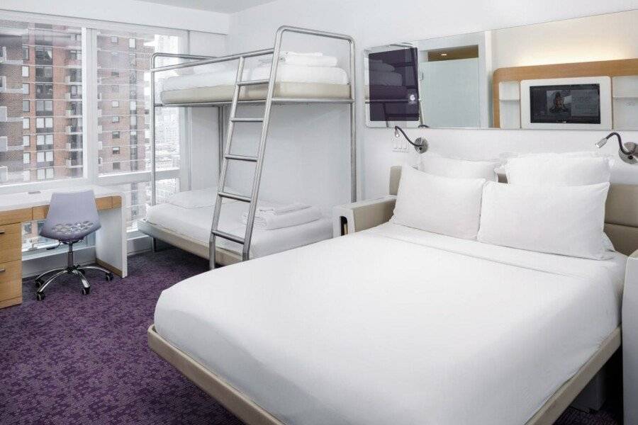 YOTEL New York Times Square hotel bedroom