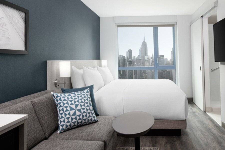 Hyatt Place New York Chelsea hotel bedroom,ocean view