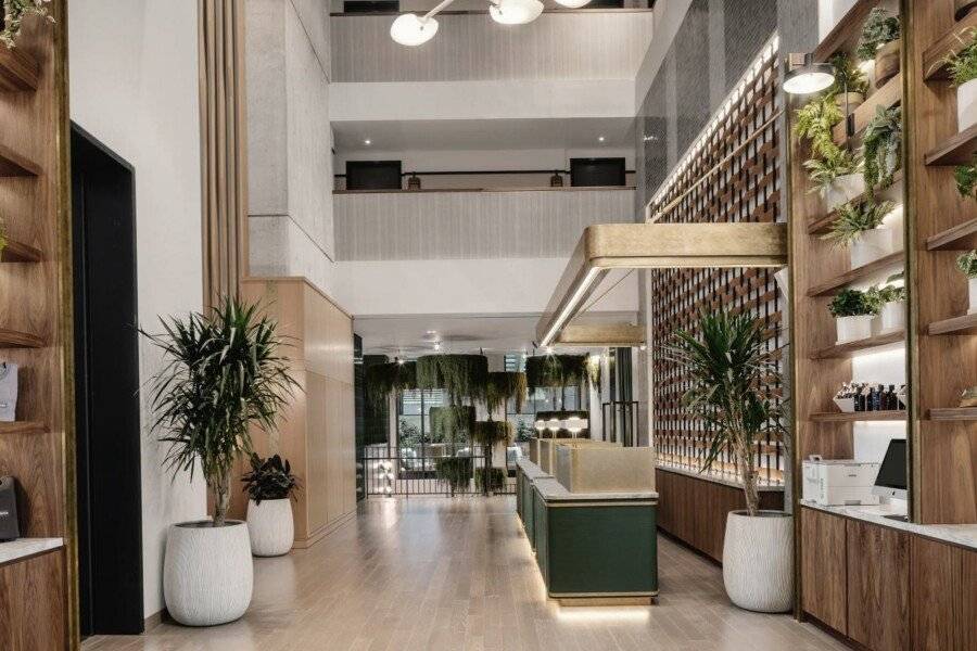 Arlo Midtown lobby,front desk,