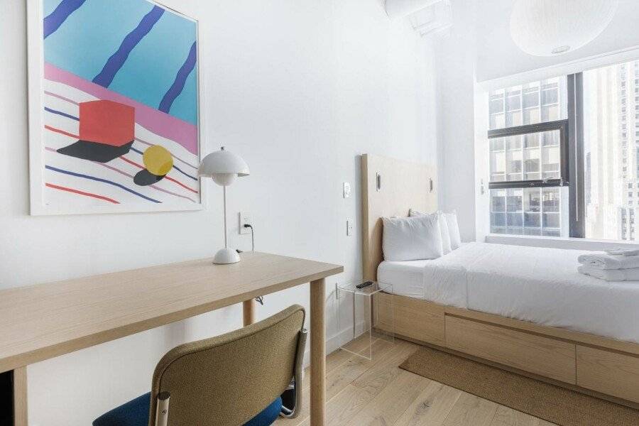 Placemakr Wall Street hotel bedroom