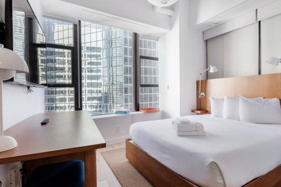 Placemakr Wall Street hotel bedroom