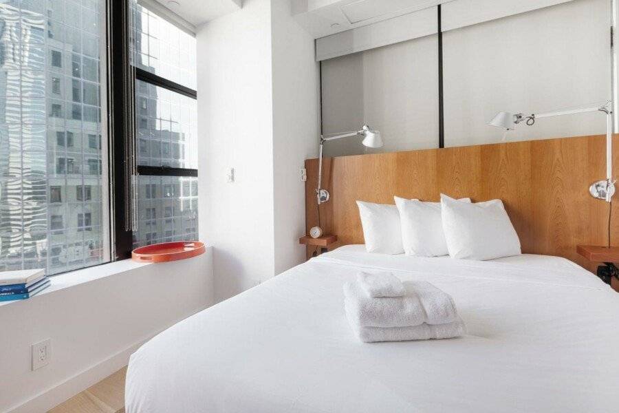 Placemakr Wall Street hotel bedroom