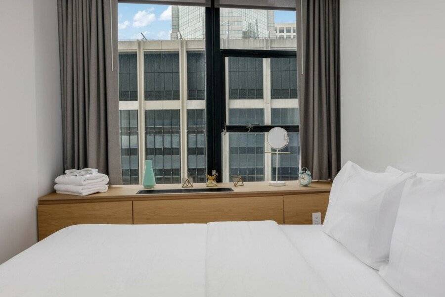 Placemakr Wall Street hotel bedroom