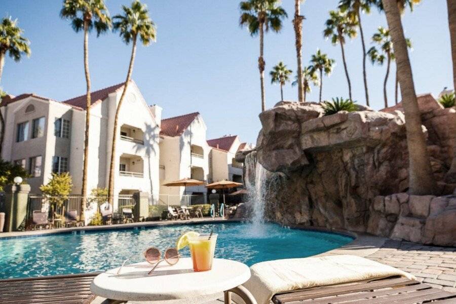 Holiday Inn Club Vacations at Desert Club Resort, an IHG Hotel outdoor pool,hotel facade