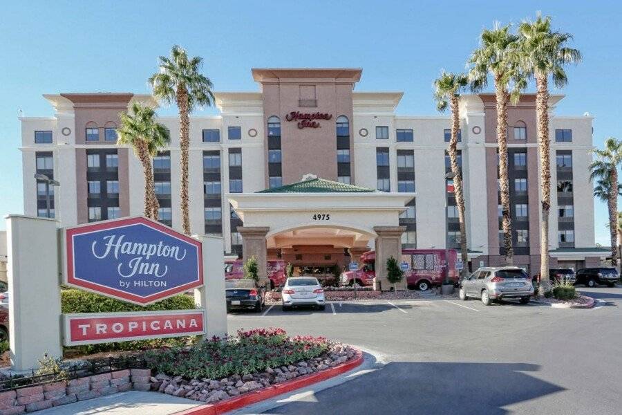 Hampton Inn Tropicana facade,hotel facade