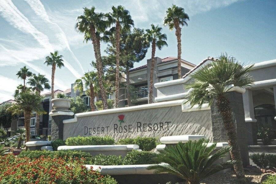 Desert Rose Resort facade,garden