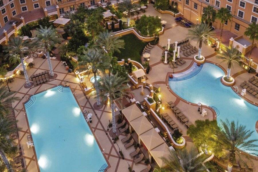 Club Wyndham Grand Desert outdoor pool,spa,garden