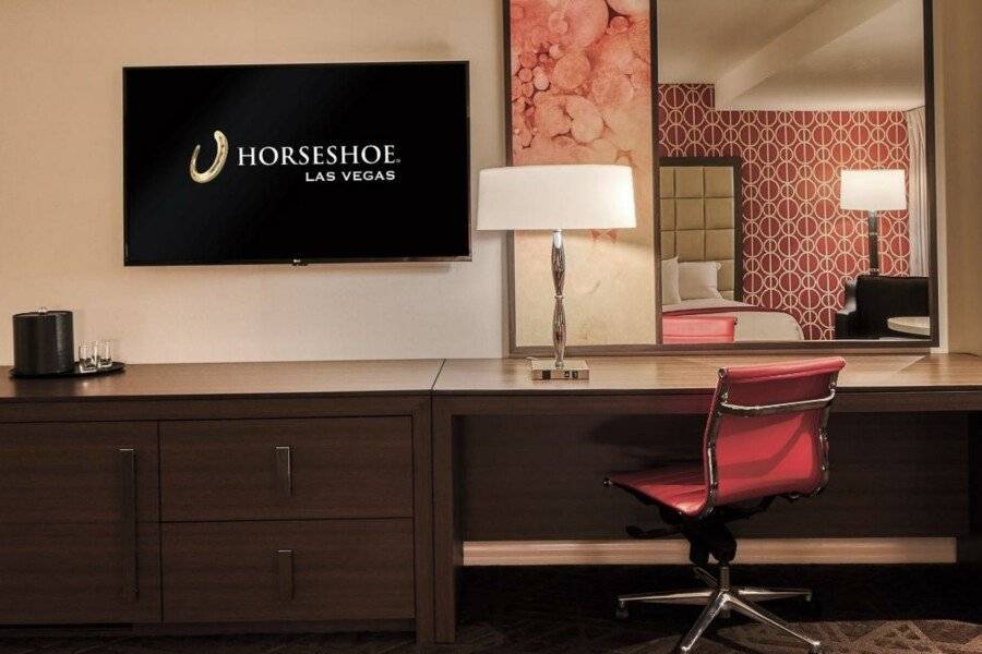 Horseshoe Las Vegas formerly Bally's hotel bedroom,