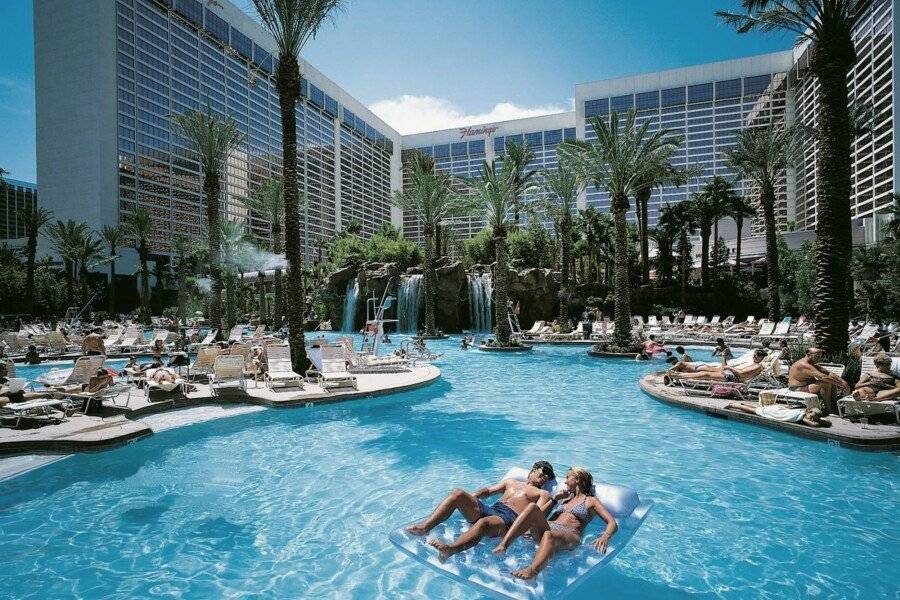 Flamingo Las Vegas Hotel & Casino outdoor pool,hotel facade,spa