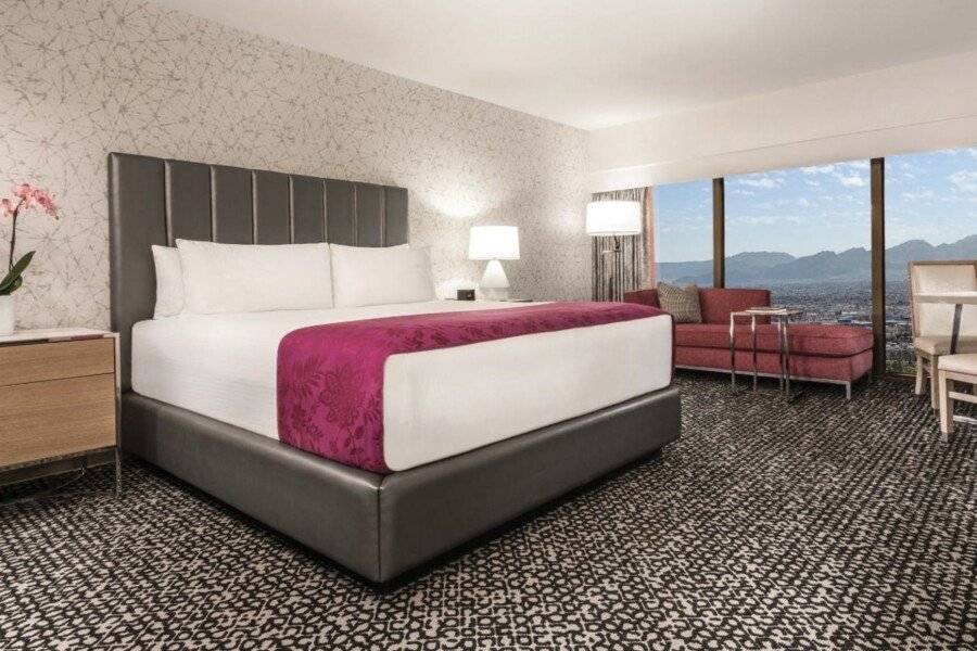 Flamingo Las Vegas Hotel & Casino hotel bedroom,ocean view