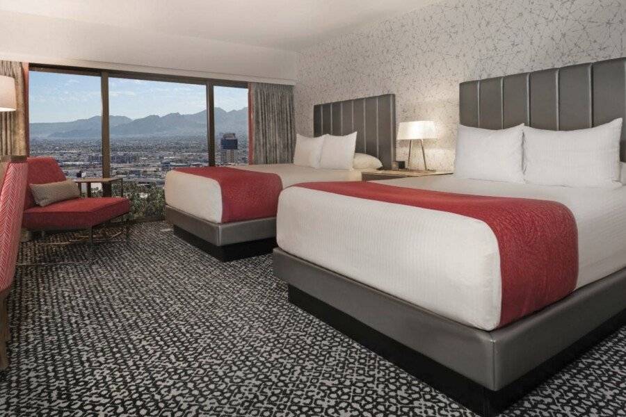 Flamingo Las Vegas Hotel & Casino hotel bedroom,ocean view