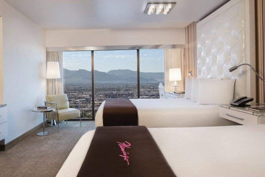 Flamingo Las Vegas Hotel & Casino hotel bedroom,ocean view