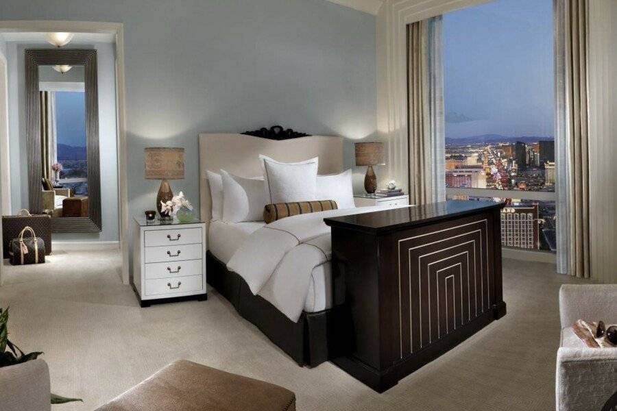 Trump International Hotel Las Vegas hotel bedroom,ocean view