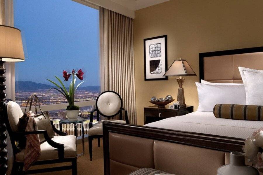 Trump International Hotel Las Vegas hotel bedroom,ocean view