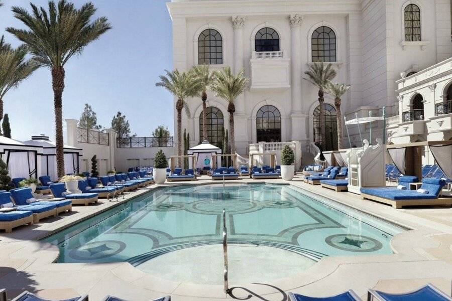 Caesars Palace Hotel & Casino outdoor pool,hotel facade