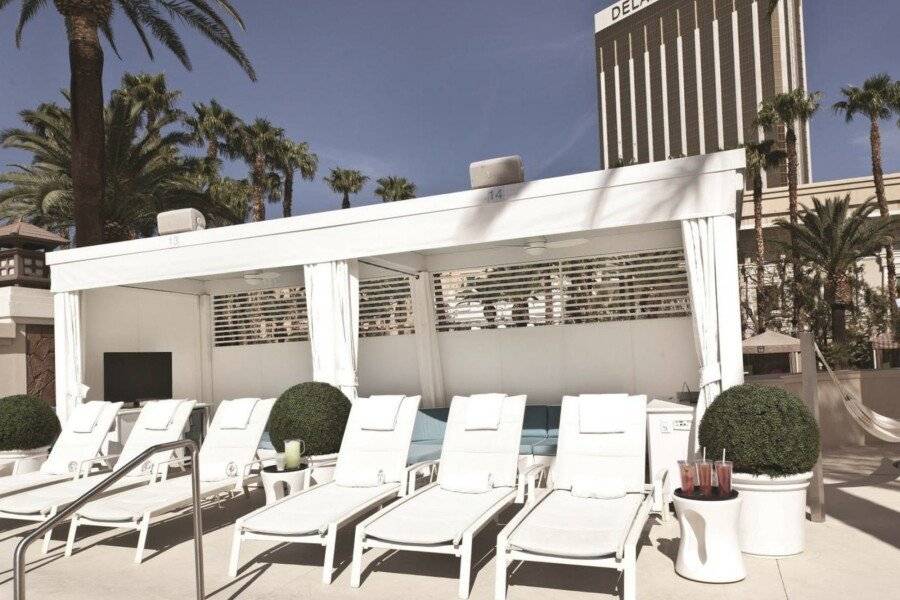 Delano Las Vegas at Mandalay Bay outdoor pool,spa