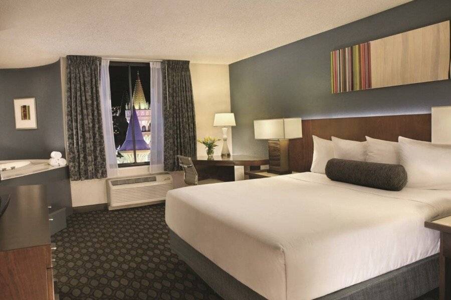 Excalibur hotel bedroom