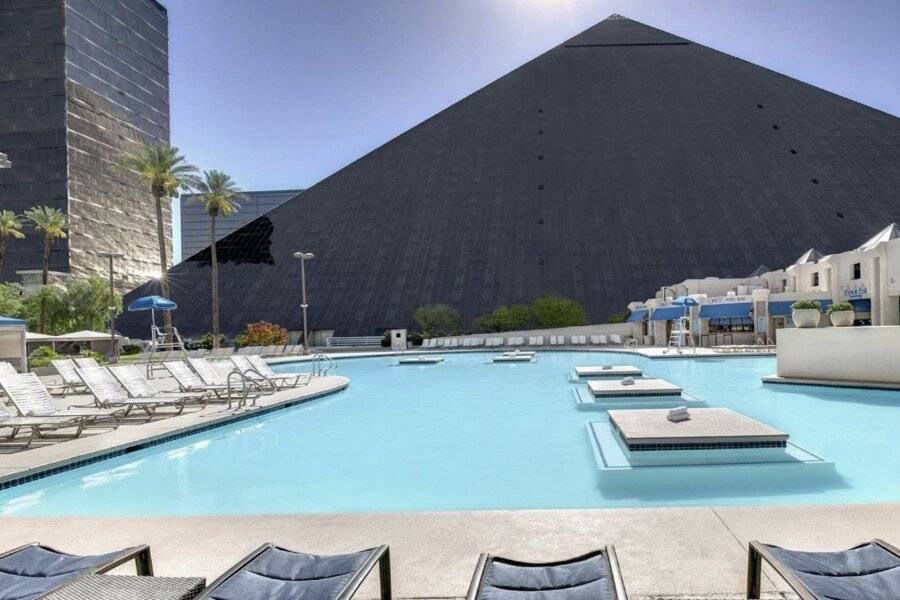 Luxor facade,outdoor pool