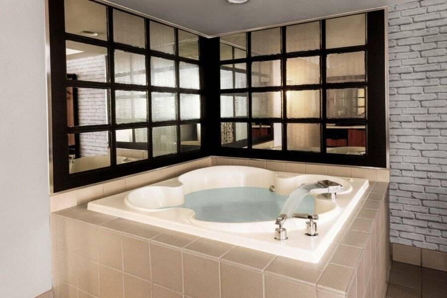 New York-New York jacuzzi, hotel bedroom