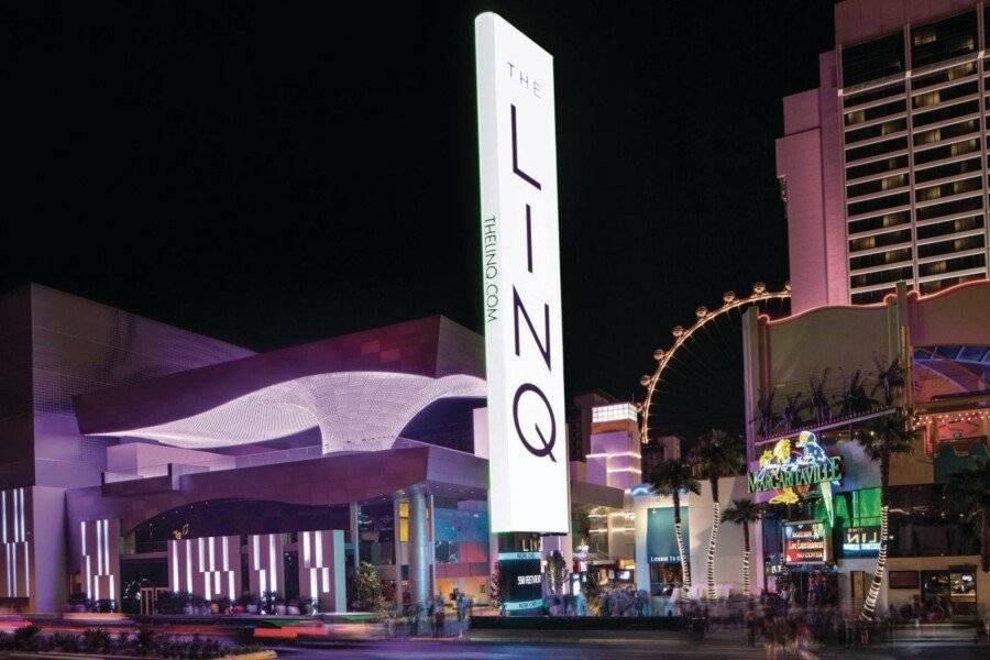 The LINQ Hotel and Casino facade