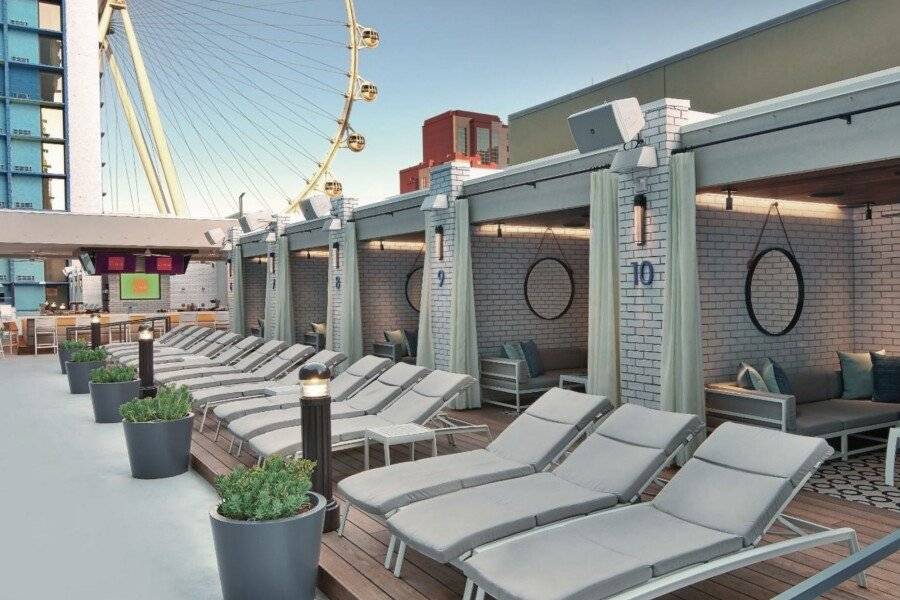 The LINQ Hotel and Casino rooftop pool