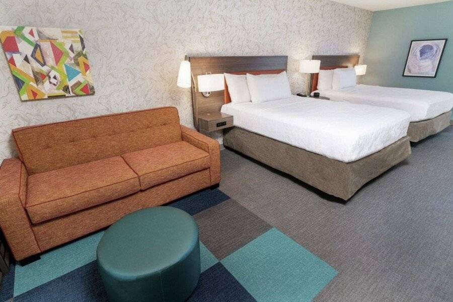 Home2 Suites by Hilton Las Vegas Stadium District hotel bedroom