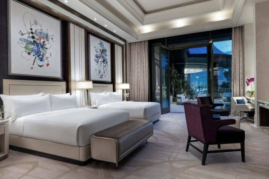 Crockfords Las Vegas, LXR Hotels & Resorts at Resorts World hotel bedroom