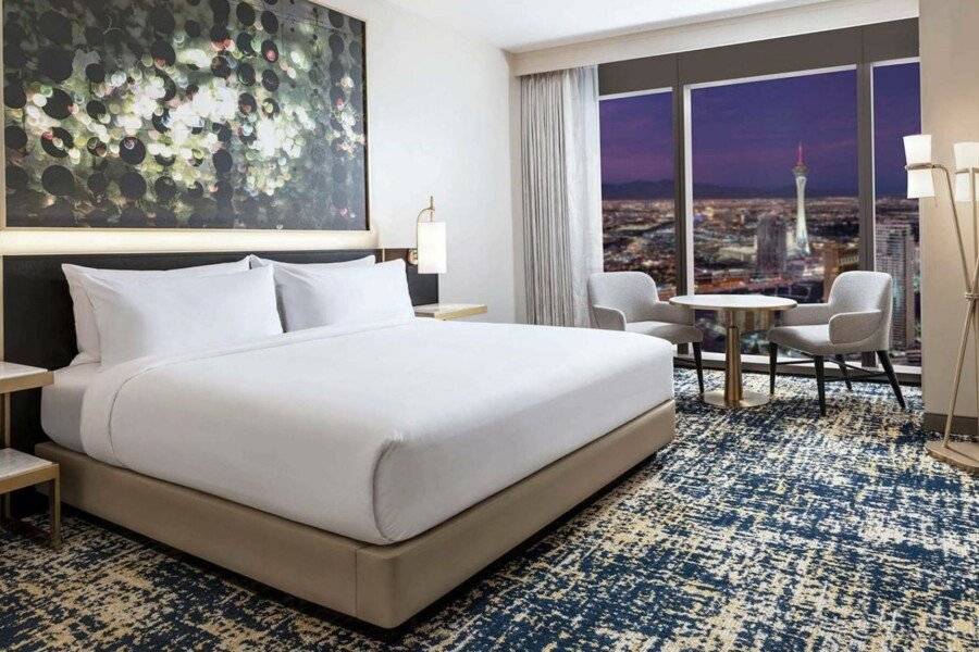 Las Vegas Hilton At Resorts World hotel bedroom