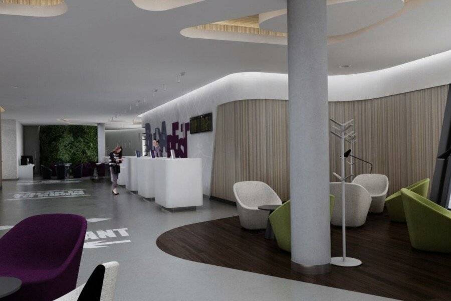 ibis Styles Budapest Airport lobby, restaurant