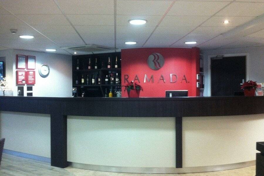 Ramada London Stansted Airport lobby,front desk,